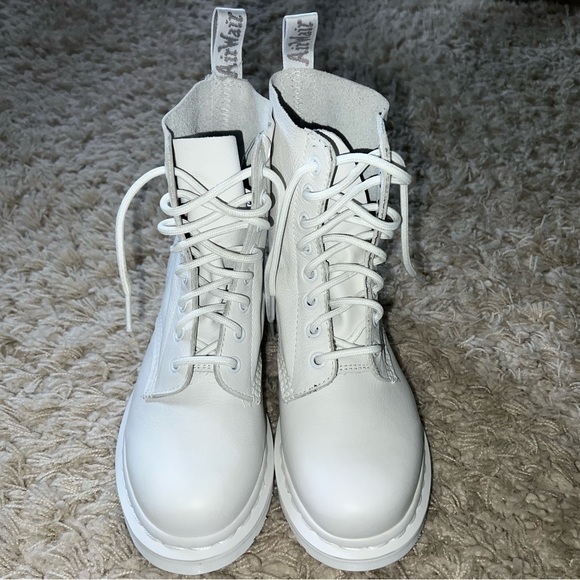 Dr. Martens 1460 Pascal Women’s Mono Lace Up Boots - Picture 3 of 6